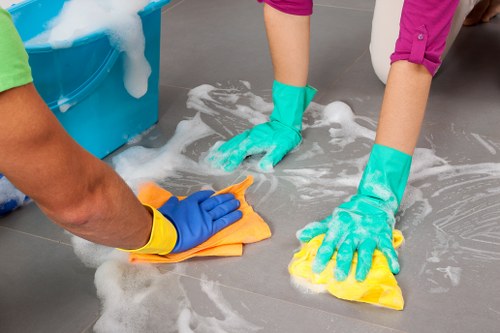 Professional curtain cleaning service in a Lower Morden home
