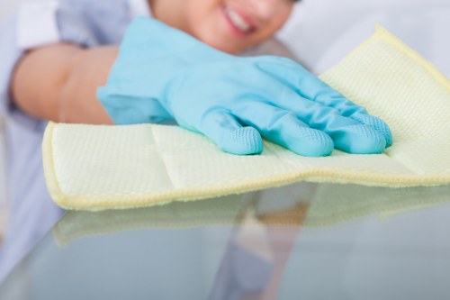 Trained cleaner preparing equipment for a safe Lower Morden carpet cleaning service